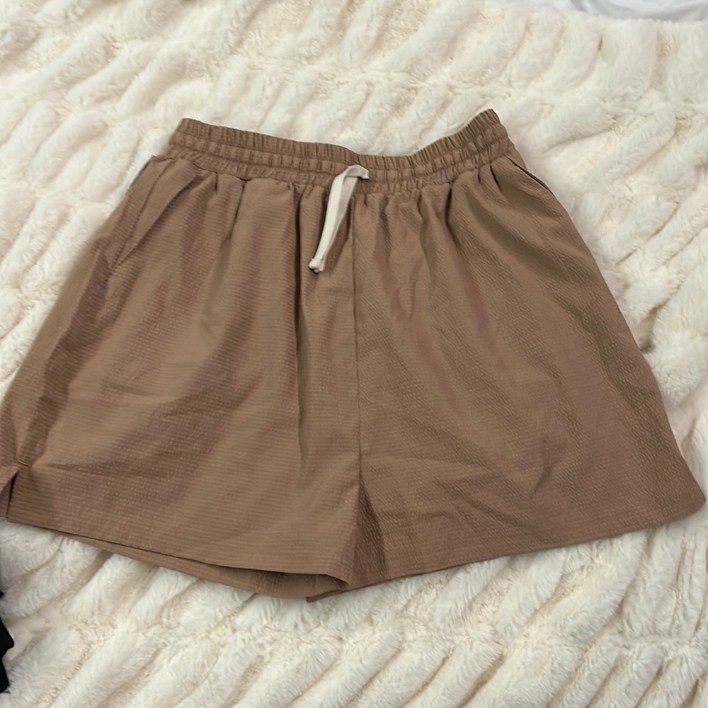 ASOS Beige/Tan Swim/Athletic Shorts w/drawstring